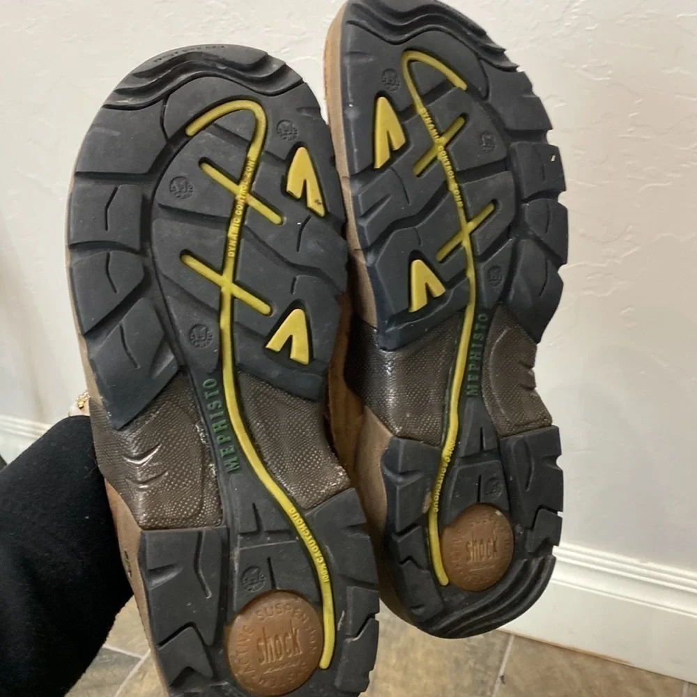 Mephisto allrounder brown leather sandals size 10.Eur44